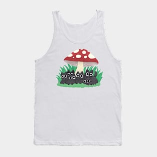 Cats under mushroom Tank Top